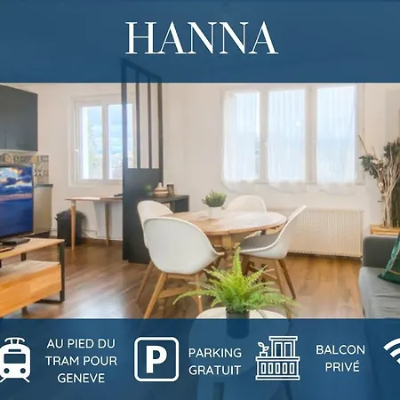 Homey Hanna - Au Pied Du Tram / Parking Gratuit / Balcon Prive / Wifi Gratuit *